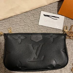 Louis Vuitton small piece multi pochette giant empriente